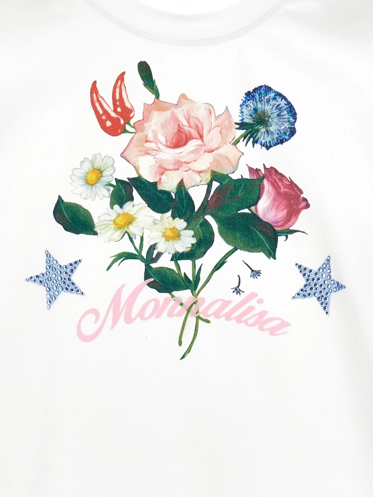 Monnalisa BOUQUET - Camiseta estampada