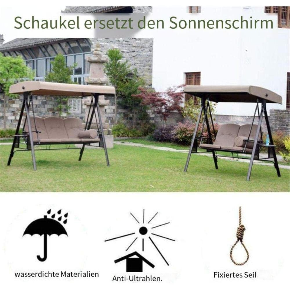 Devenirriche Hollywoodschaukelersatzdach Universal Sonnendach für Hollywoodschaukel Dach-Plane