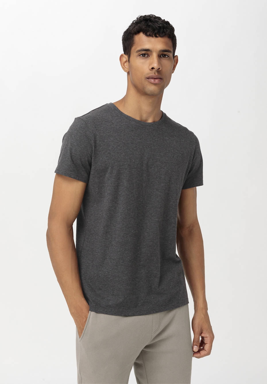 Basic T-Shirt Regular aus reiner Bio-Baumwolle im 2er-Pack