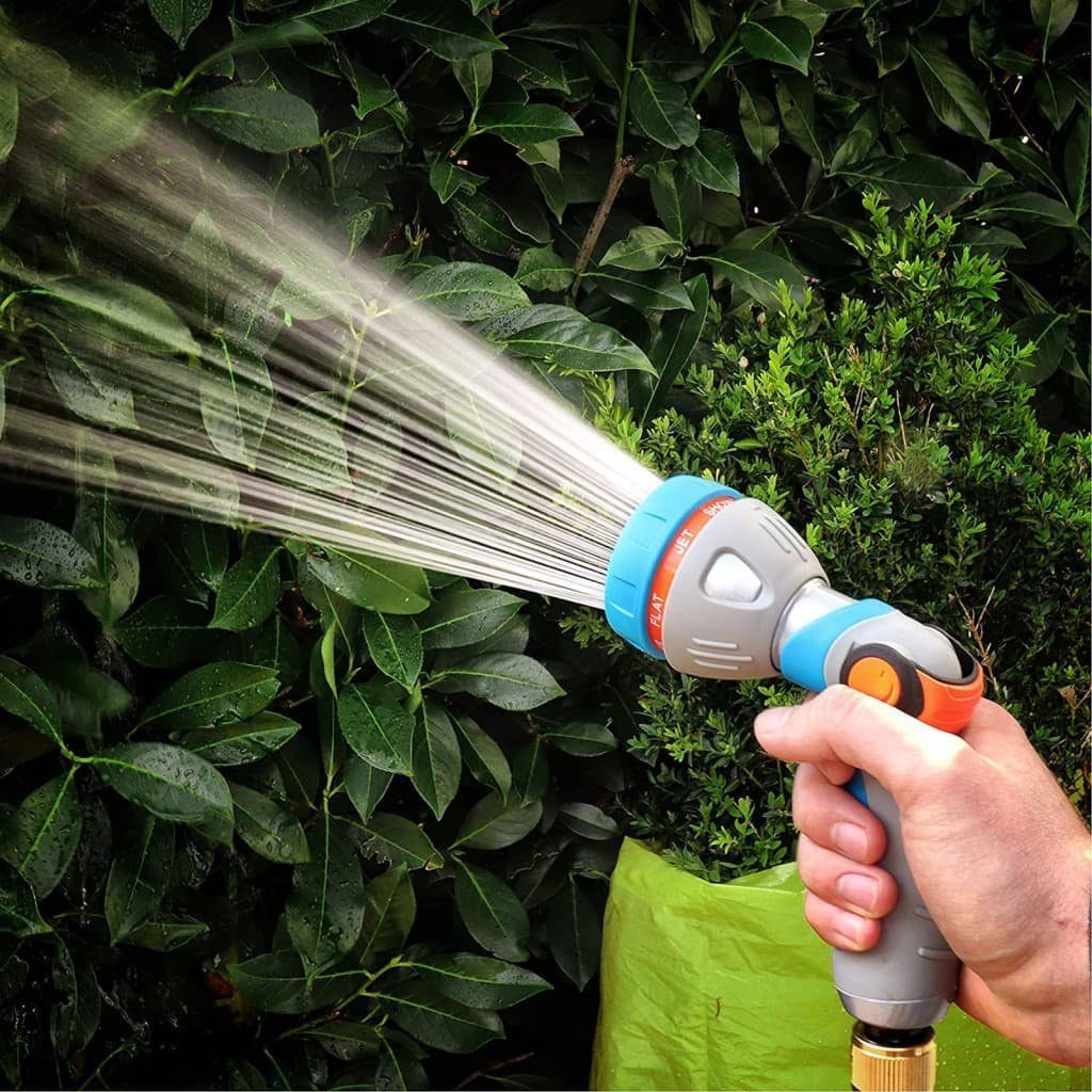 GRÜNTEK Shuntregler Garten-Spritzpistole mit 7 Düsen