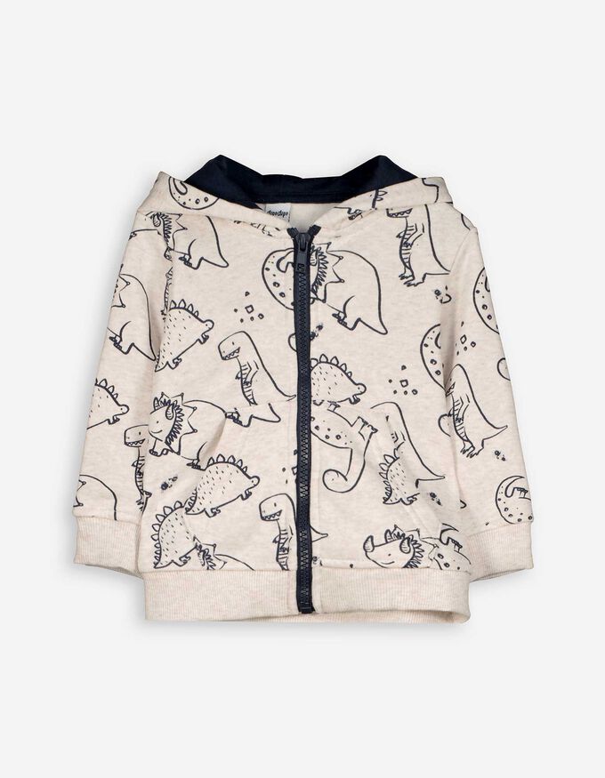 Sweatjacke - Allover-Print