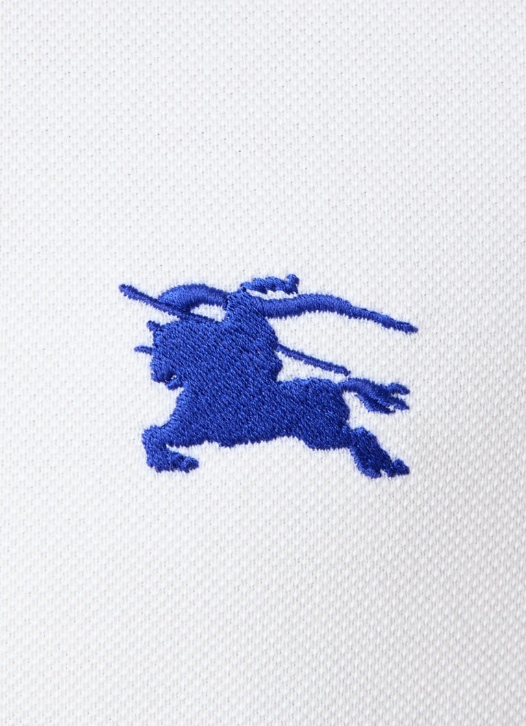 Burberry Regular fit polo krekls no pikē kokvilnas ar izšuvumu no logotipa