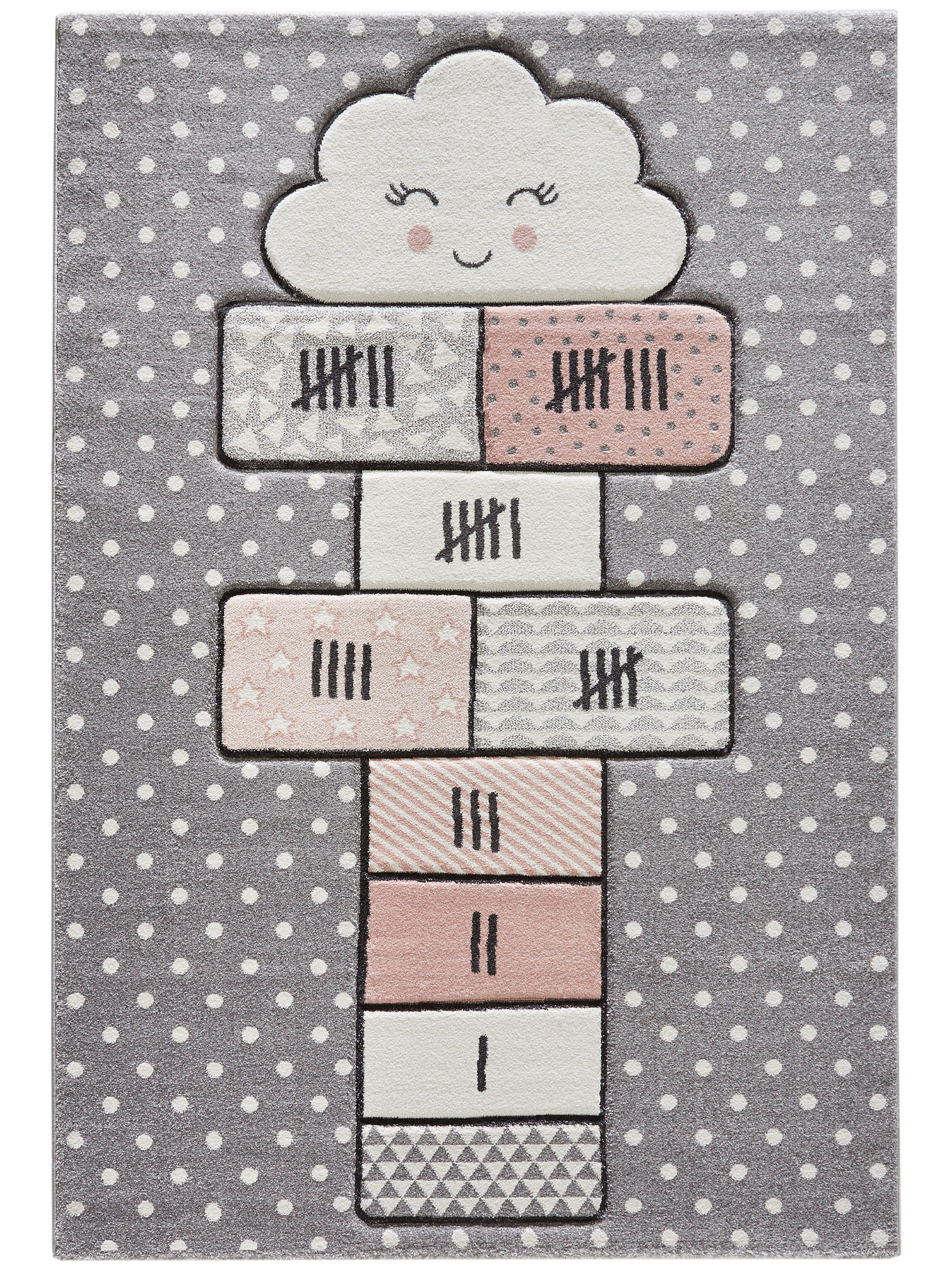 Daydream Kinder-Teppich, Grau