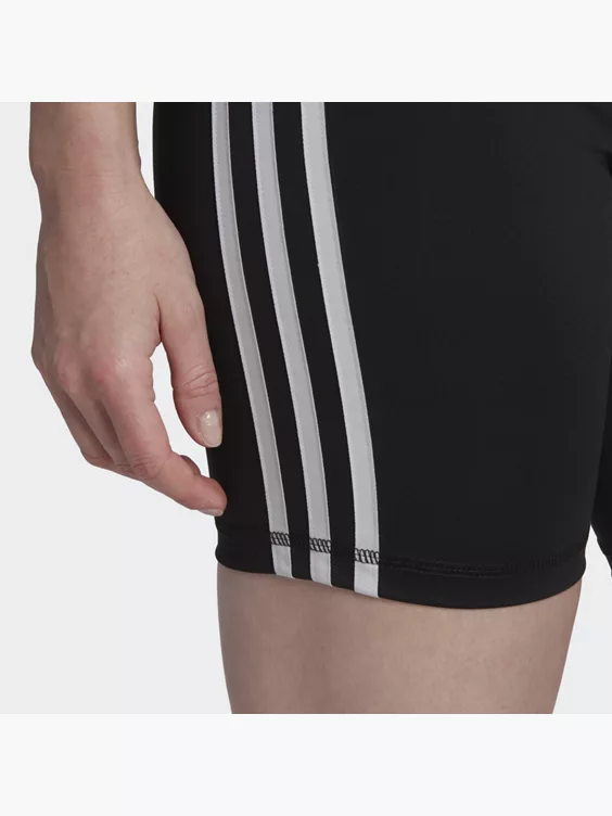 adidas Training Essentials 3-Streifen High-Waisted kurze Leggings