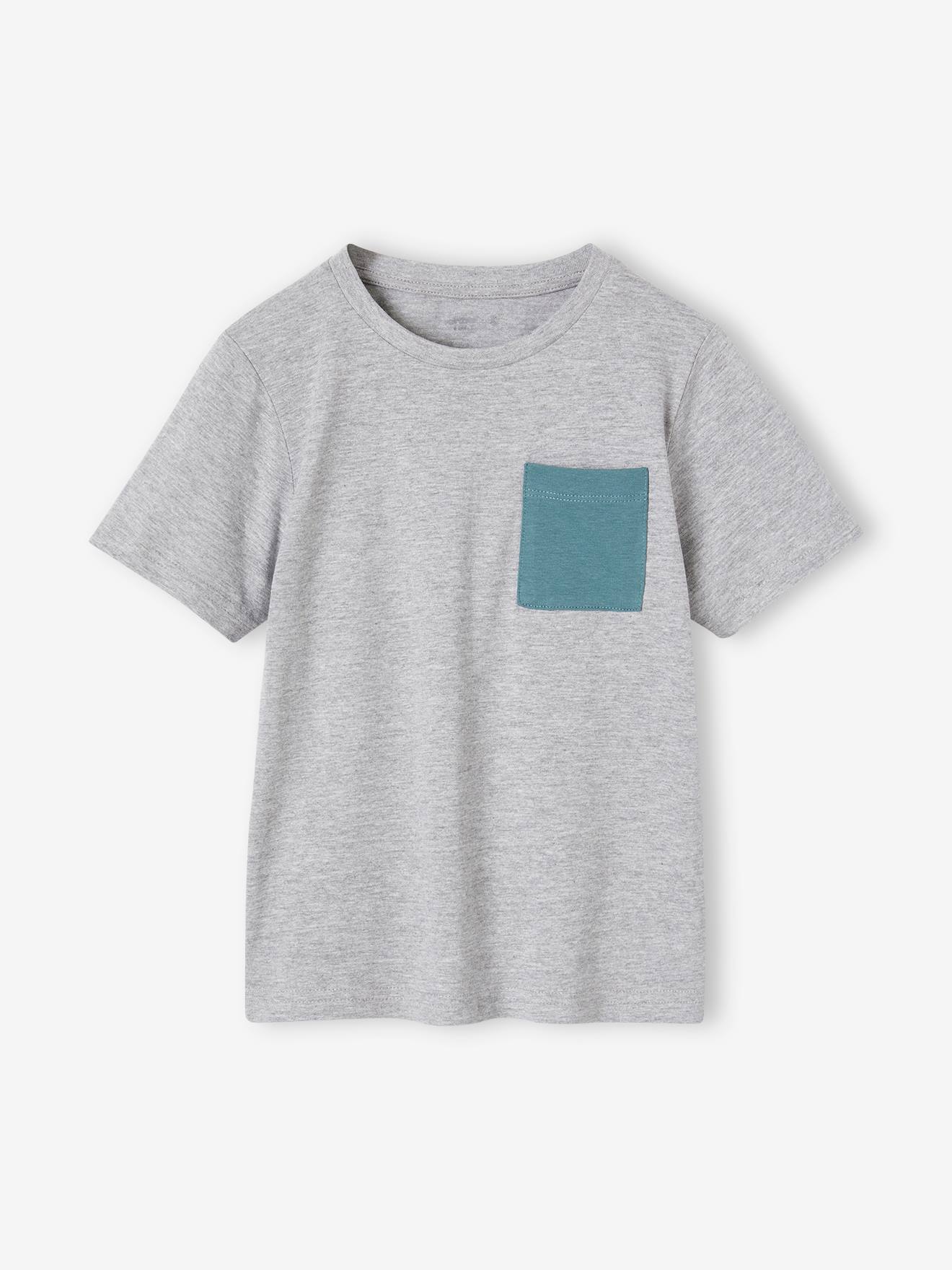 Vertbaudet 3er-Pack Jungen T-Shirts BASIC Oeko-Tex - cappuccino