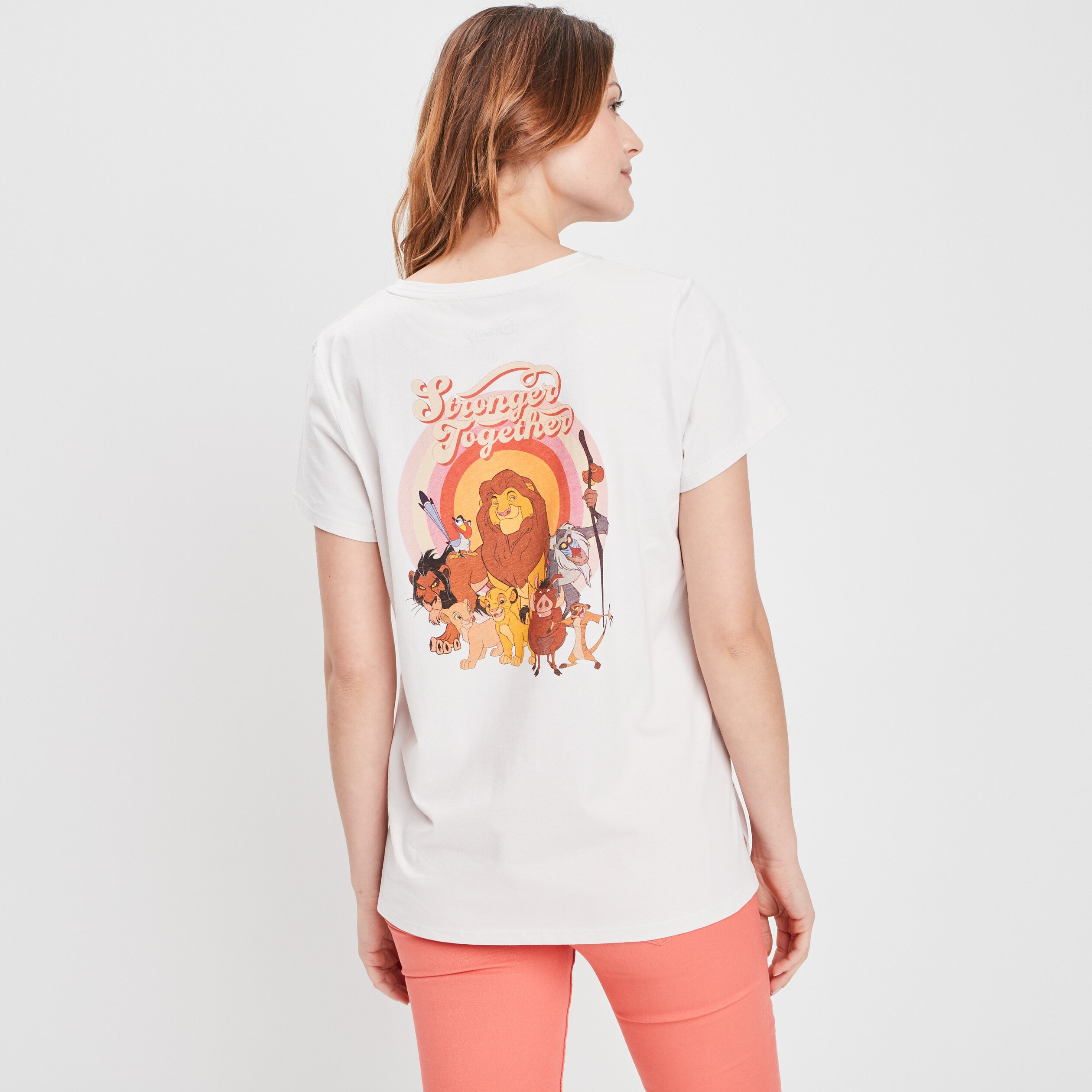 T-shirt Le Roi lion sable femme | La Halle