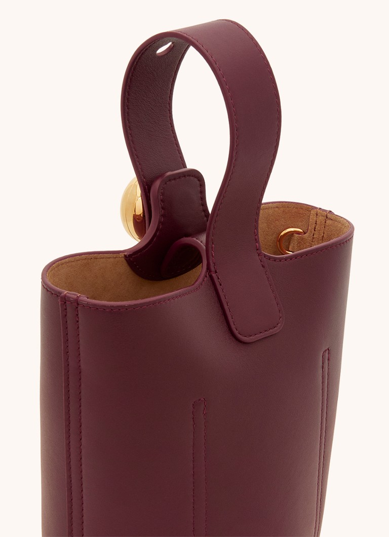 LOEWE Pebble Bucket Mini -olkalaukku vasikannahkaa