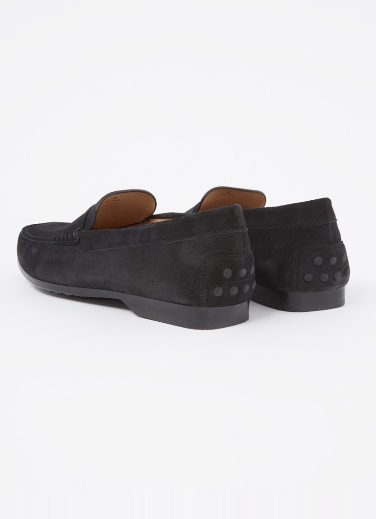 Tods Mocassino Gomma loafer i kalve semsket skinn