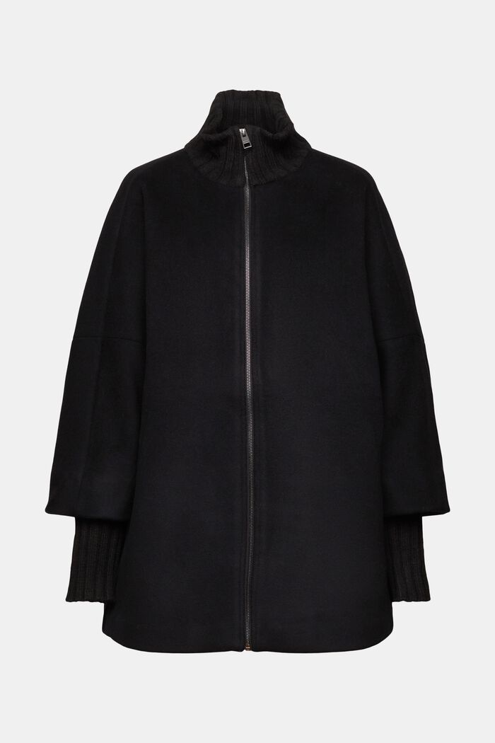 Jacke aus Wollmix mit Kaschmir