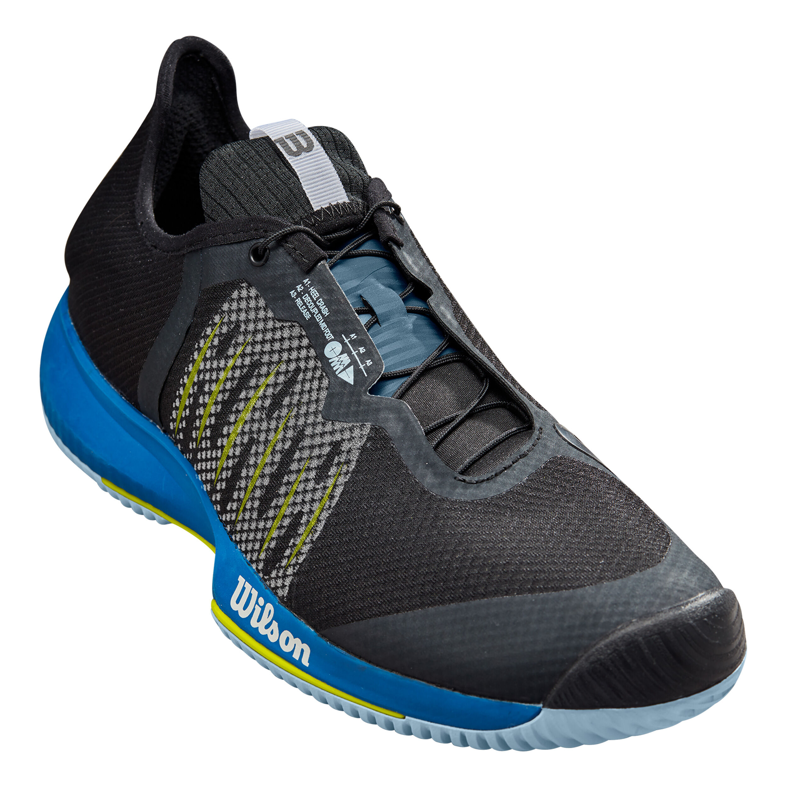 Kaos Rapide Allcourtschuh Herren - Schwarz, Blau