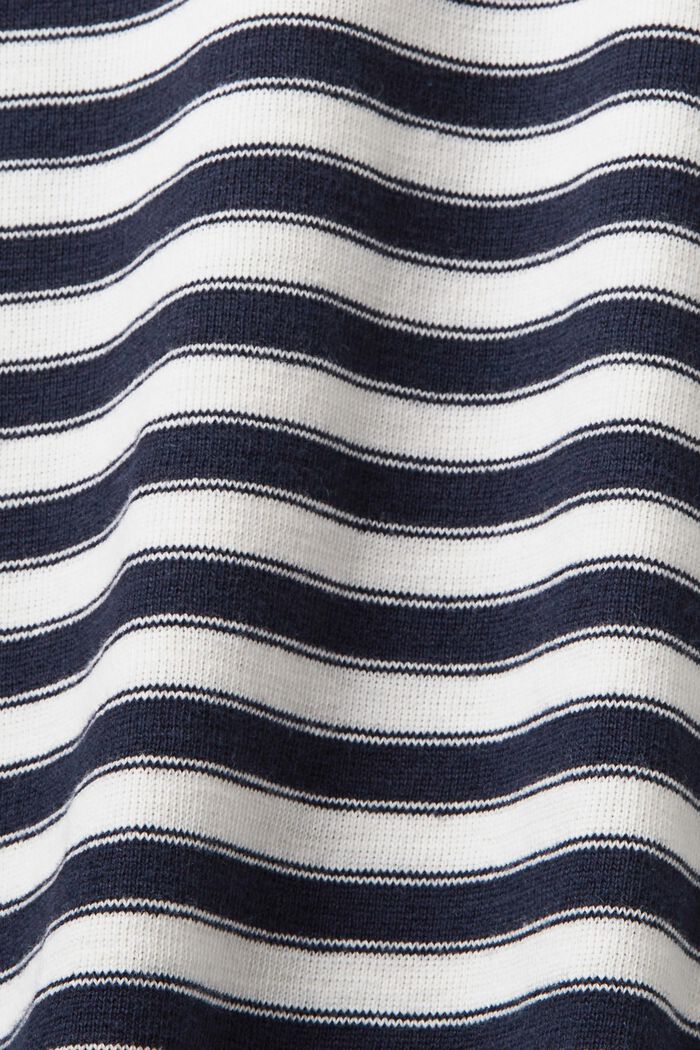 Gestreiftes T-Shirt, 100 % Baumwolle