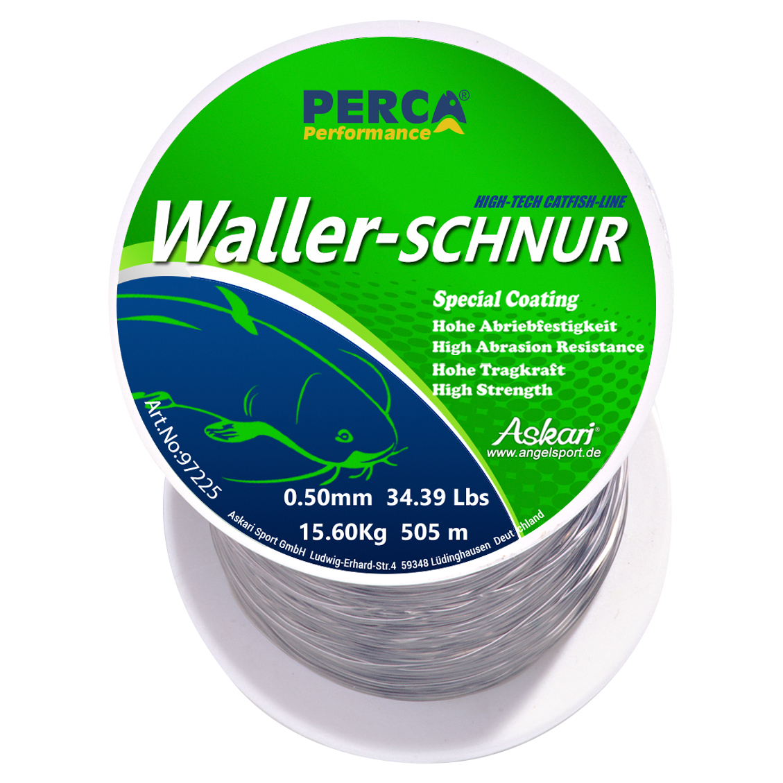 Perca Performance Wallerschnur Performance (grau)