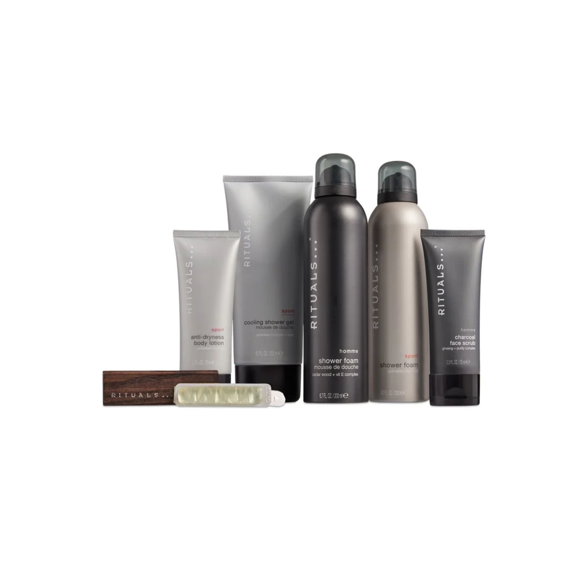 Homme Herre Bade- og Kroppsgavesett Stor - Homme & Sport-kolleksjonen - Cofanetto Corpo