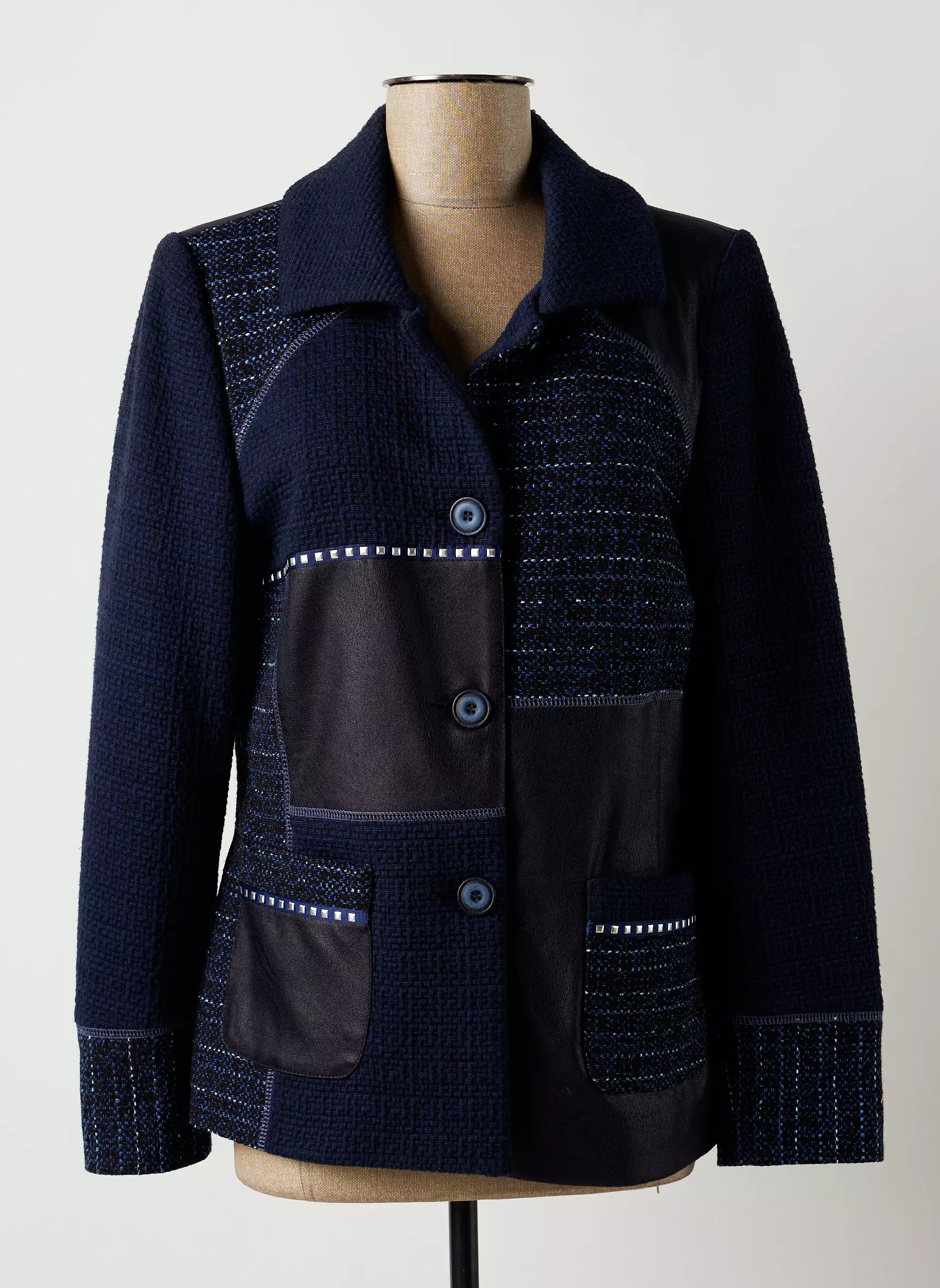 France Rivoire Vestecasual Femme couleur bleu