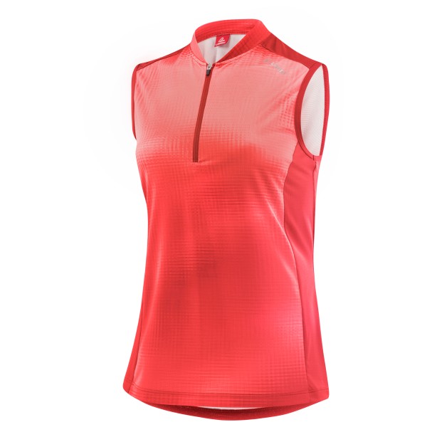 Löffler - Women's Bike Sleeveless Shirt Half Zip Cielo - Rad Singlet