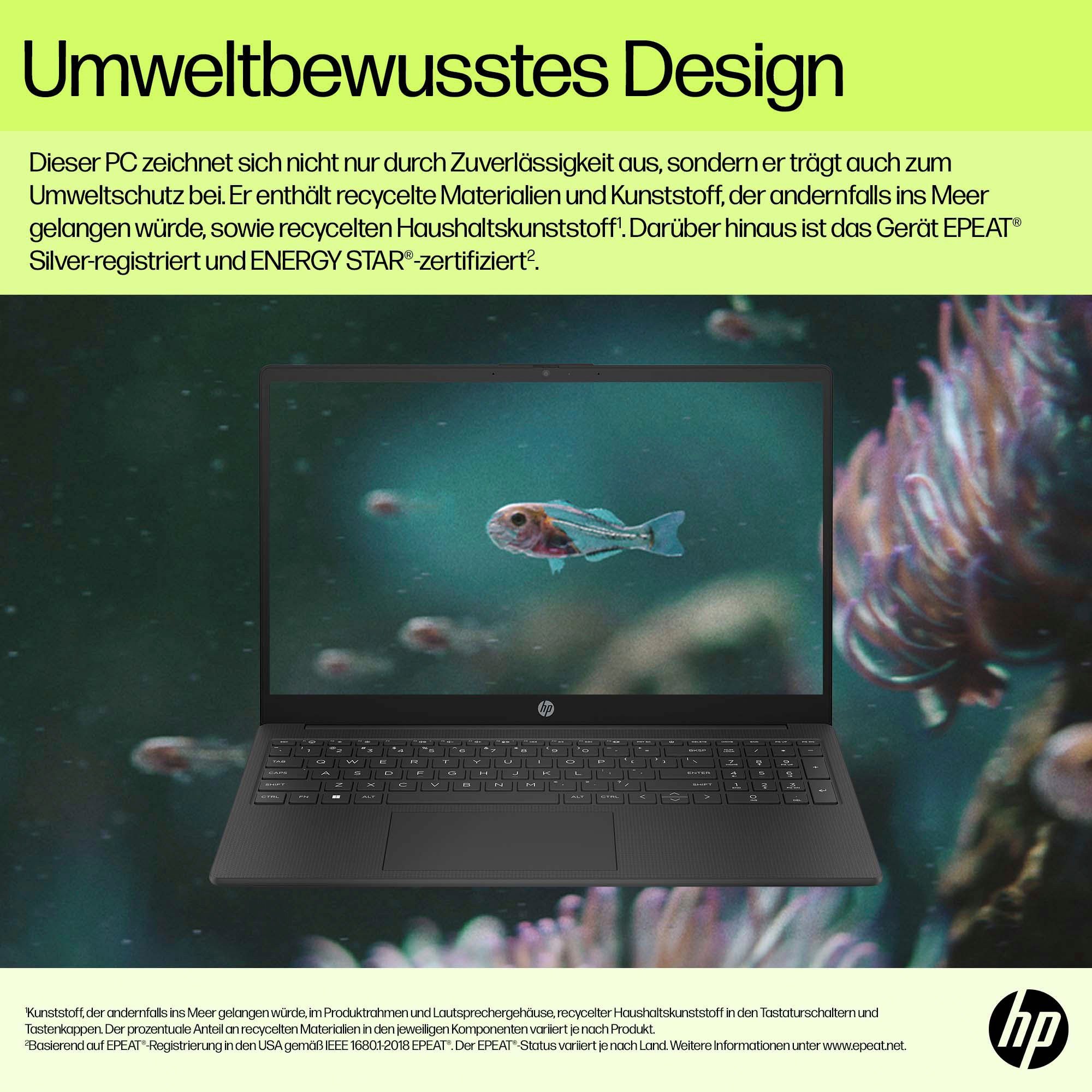 HP 15-fd0055ng Notebook (39,6 cm/15,6 Zoll, Intel Core i5 1335U, Iris Xe Graphics, 512 GB SSD)