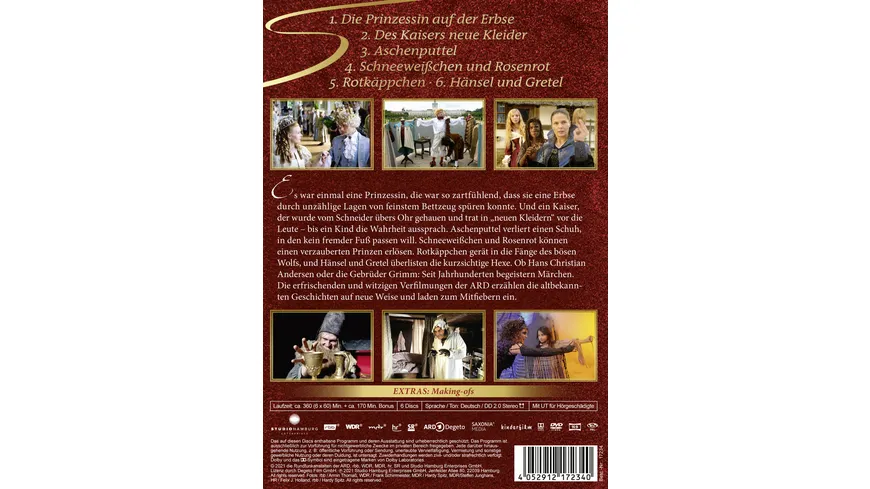 Sechs auf einen Streich - Sechs zauberhafte Märchen  [6 DVDs]