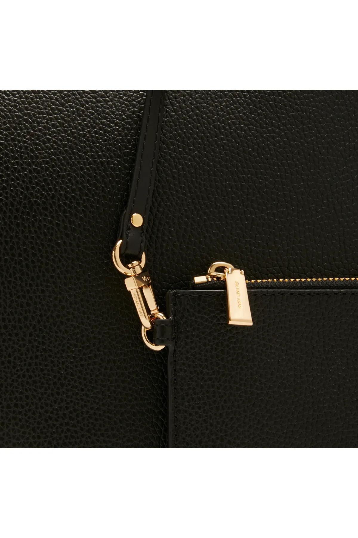 Michael Kors  Eliza Zwarte Leren Shopper 30F3GZAT4T-001