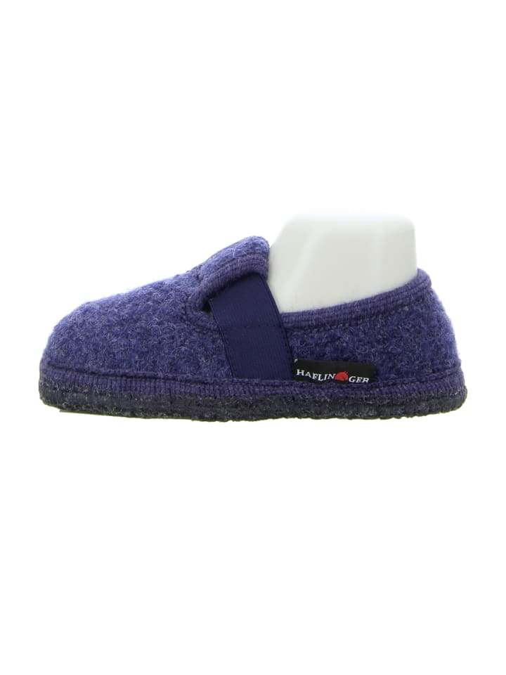 HAFLINGER Hausschuhe in Blau günstig kaufen