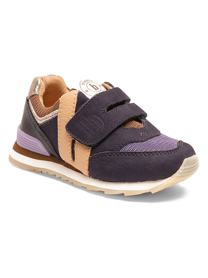 bisgaard Leder-Sneakers in Lila günstig kaufen