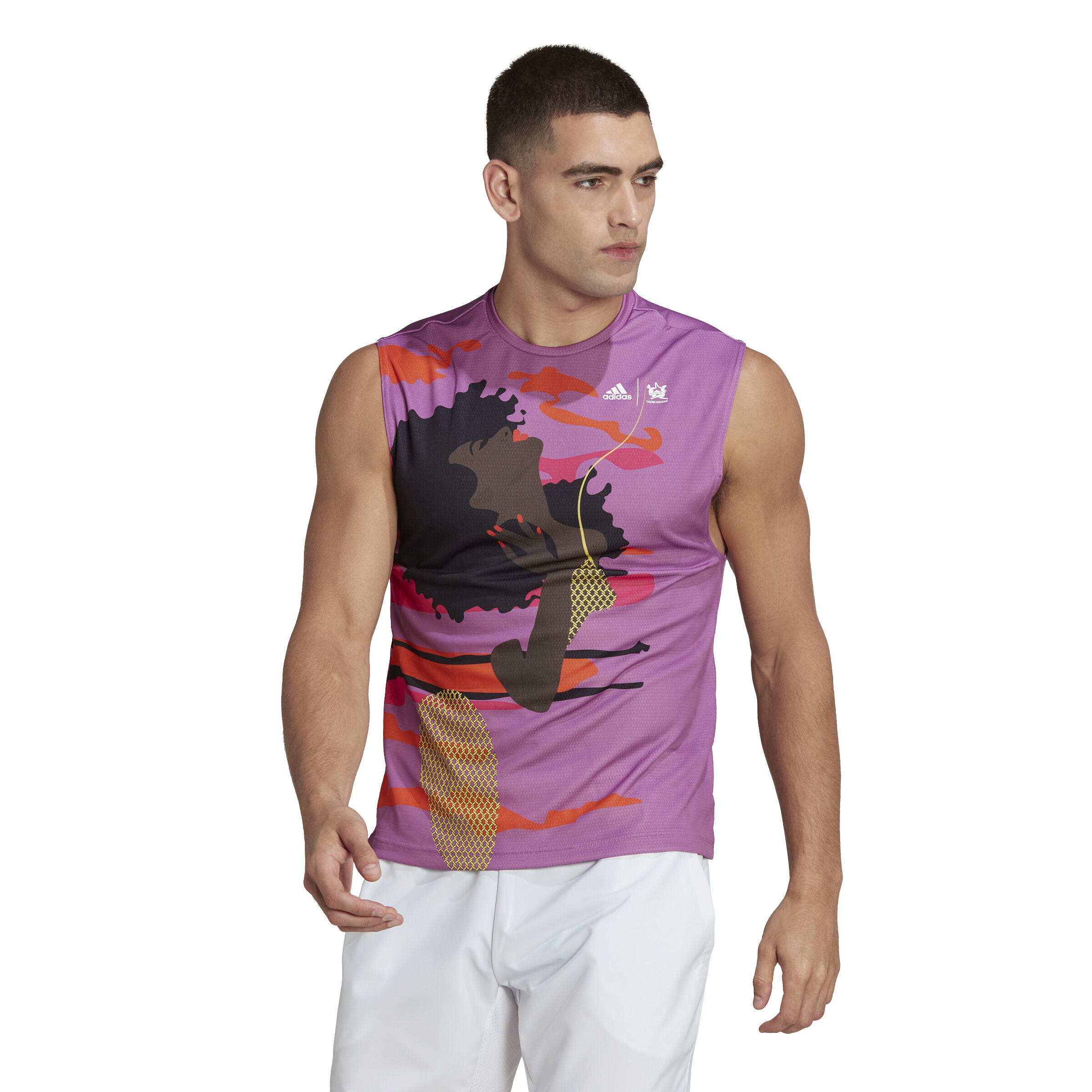 New York Unitefit SVL Tank-Top Herren - Lila, Mehrfarbig