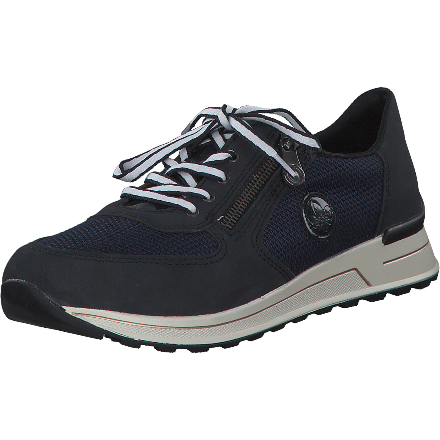 Rieker N1411, Schnürschuhe, Damen, Blau