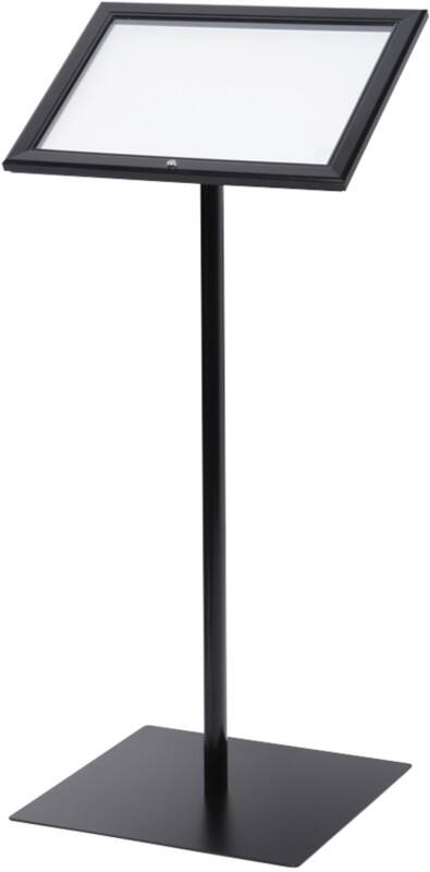 SHOWDOWN Menütafel DIN A4 Aluminium Schwarz