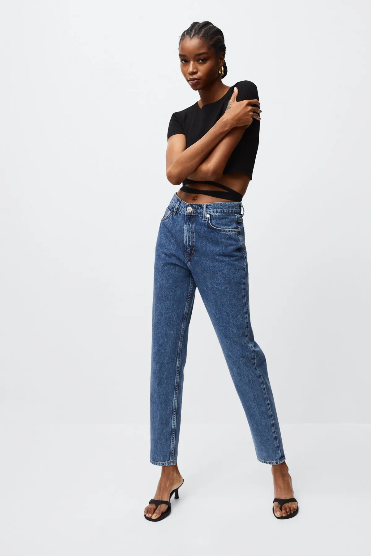 MANGO Woman  Jeans - Dunkelblau - Boyfriend