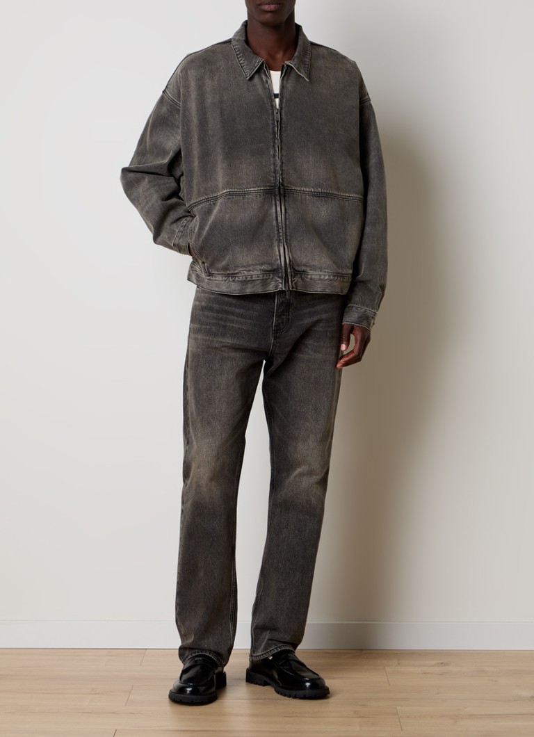 Fear of God Essentials Denim jacket with washed finish and side pockets