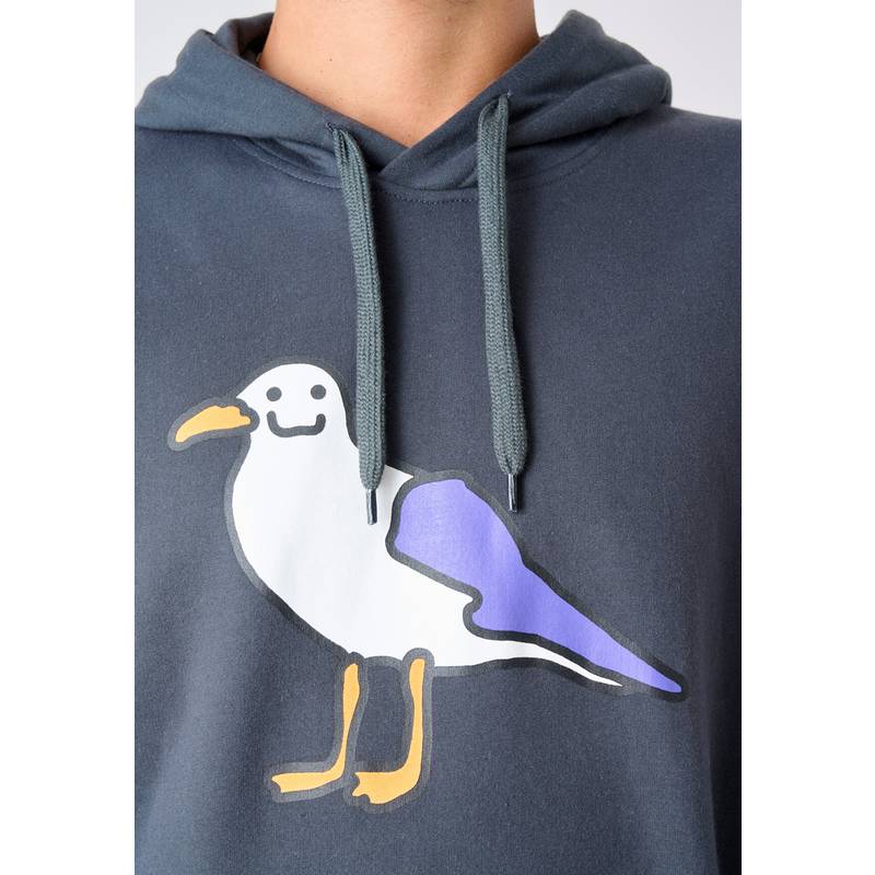 Cleptomanicx Smile Gull Hoodie Herren