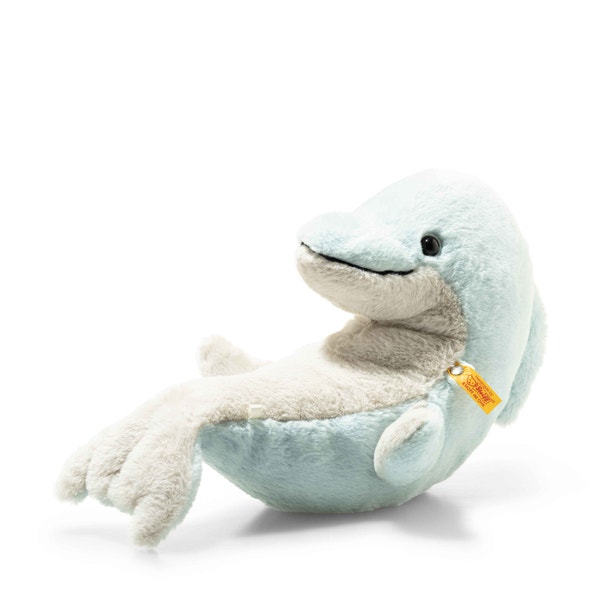 Denny Delfin, 32 cm, hellblau