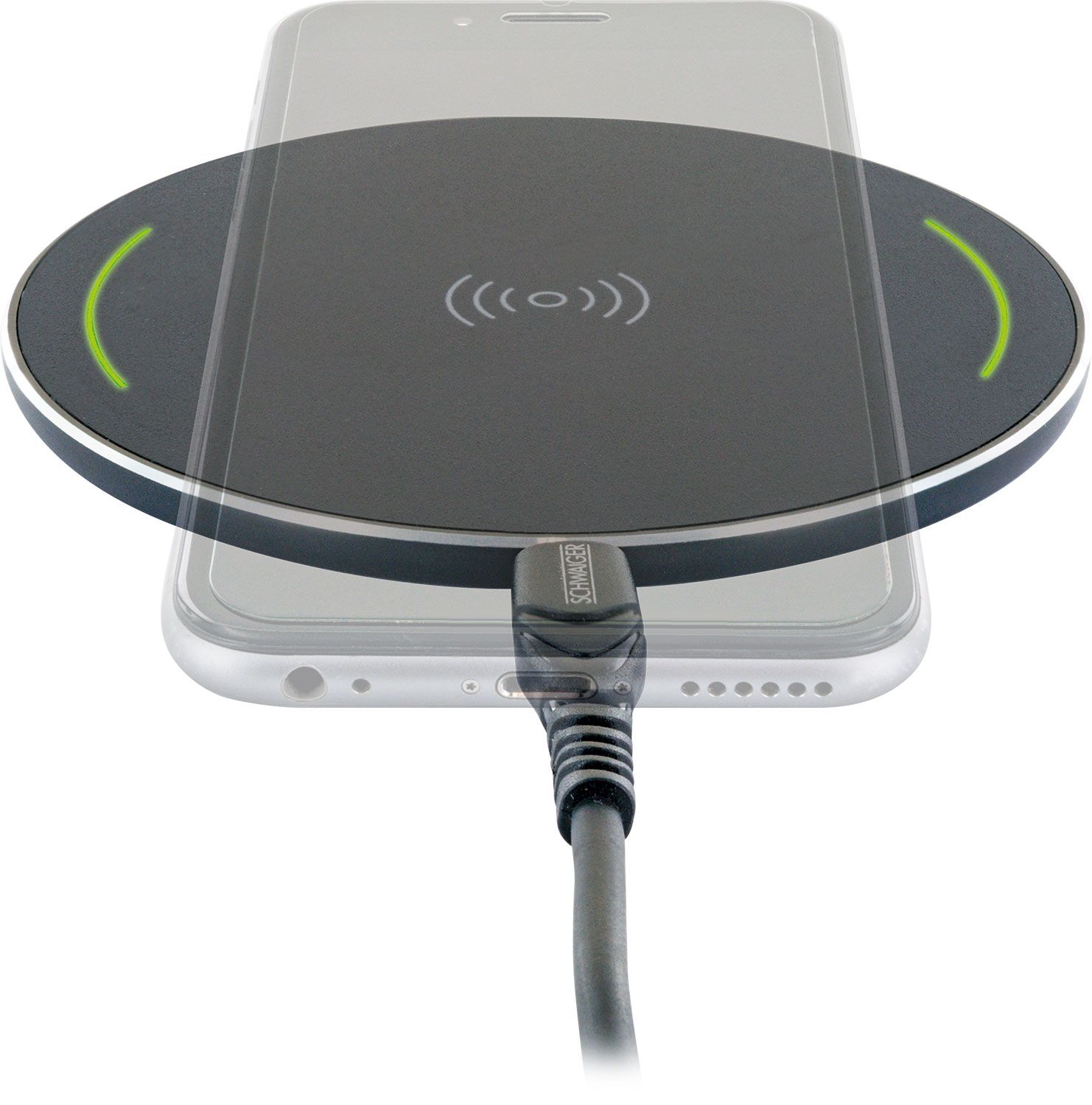 Schwaiger 10 Watt Qi Wireless Ladeplatte