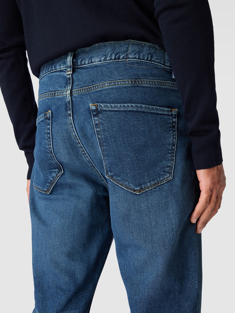 Regular Fit Jeans mit Eingrifftaschen Modell 'Jorden' in jeans