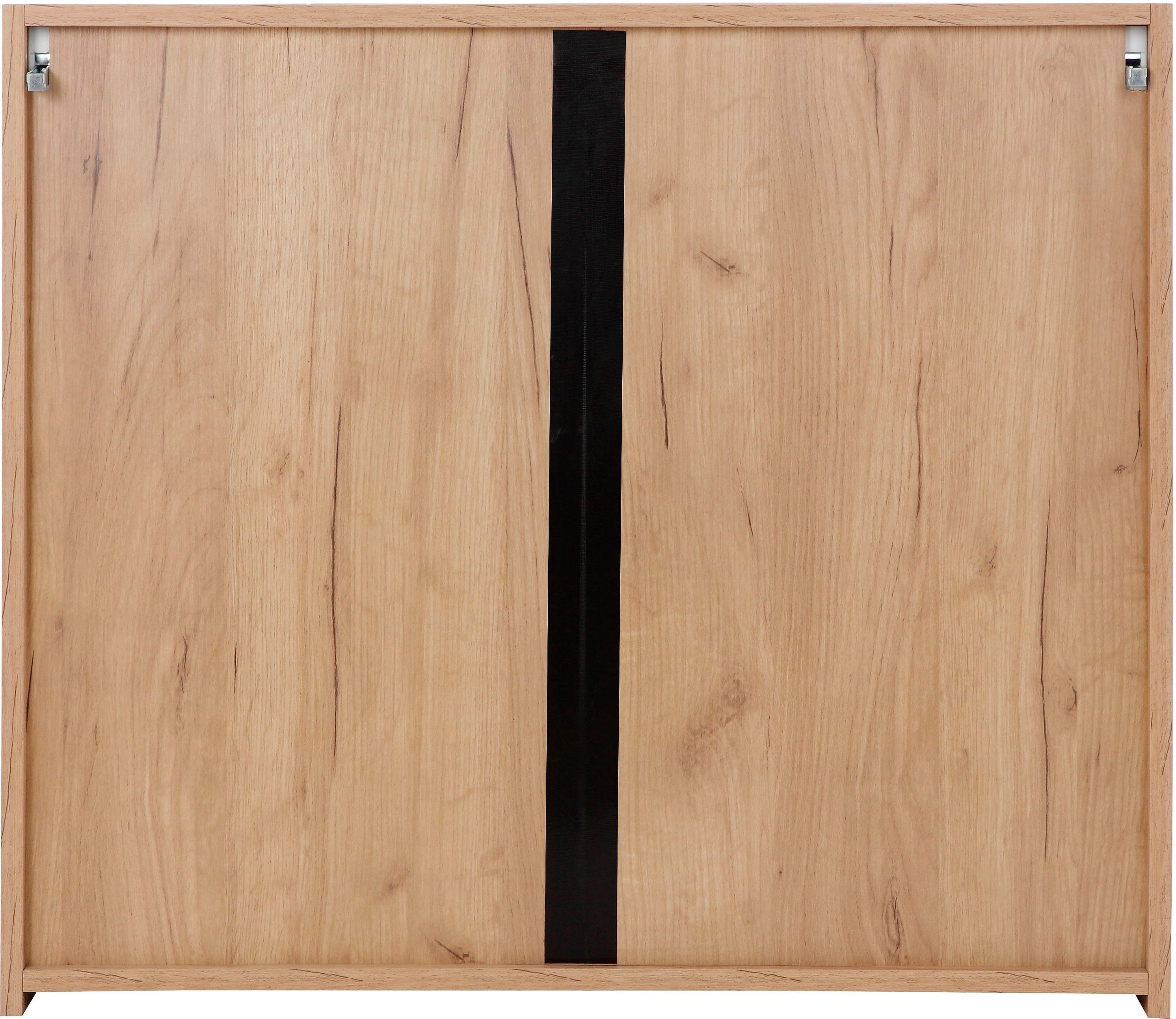andas Spiegelschrank Lund Bad Spiegel WC Wandspiegel Badezimmerspiegel ohne LED Badschrank Badezimmerspiegelschrank Spiegel Breite 80cm mit 3 Türen