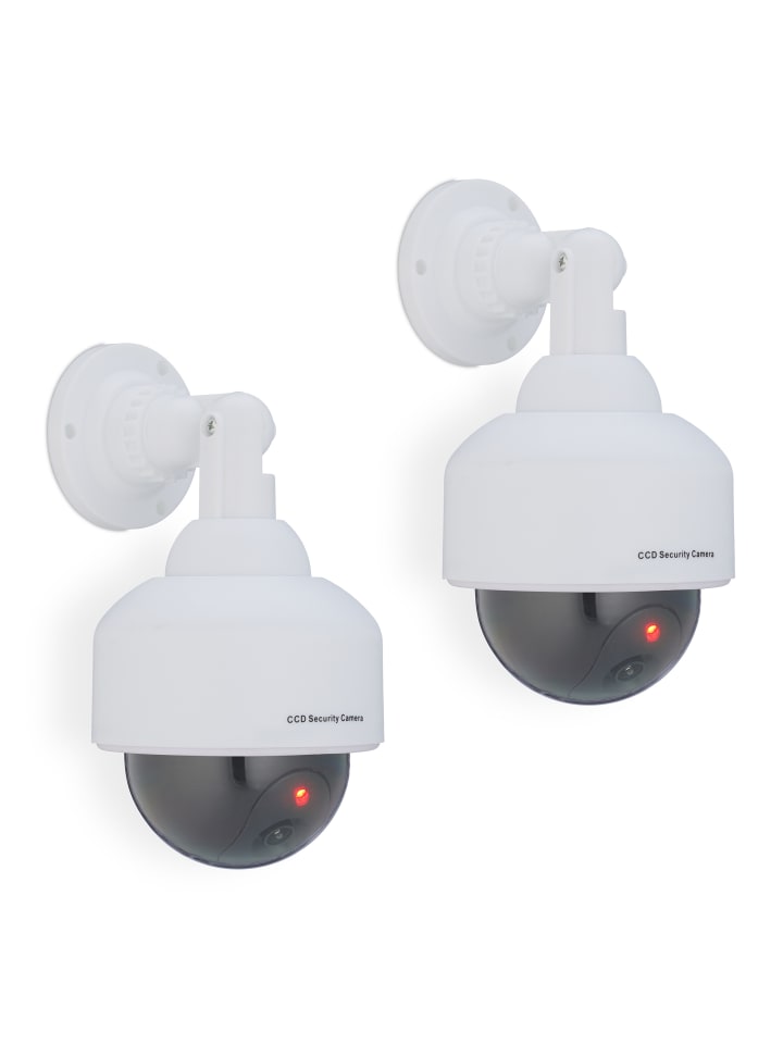 relaxdays 2 x Kamera Dummy in Weiß günstig kaufen onesize