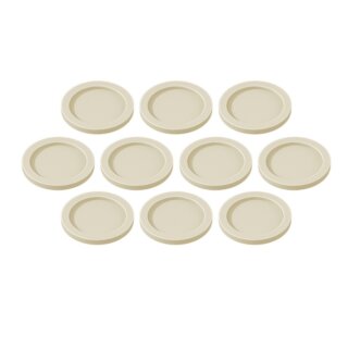 Skill and Squad Marker - 25mm Vanilla White (10)