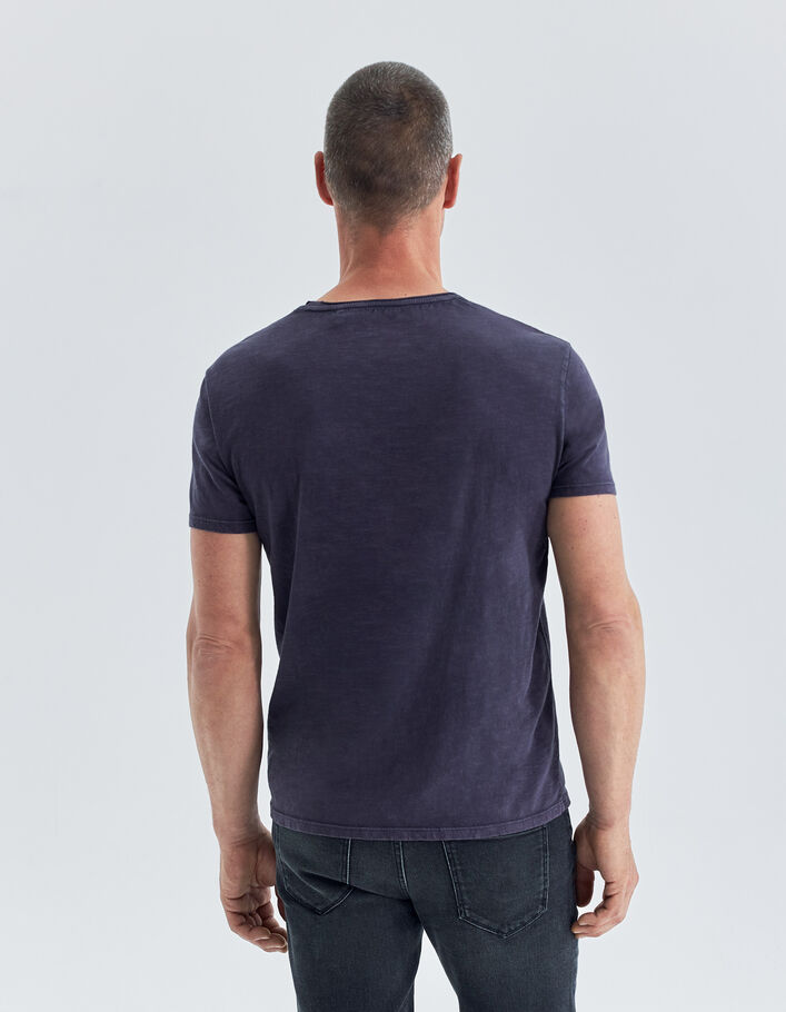 T-shirt L'Essentiel dark plum col rond Homme