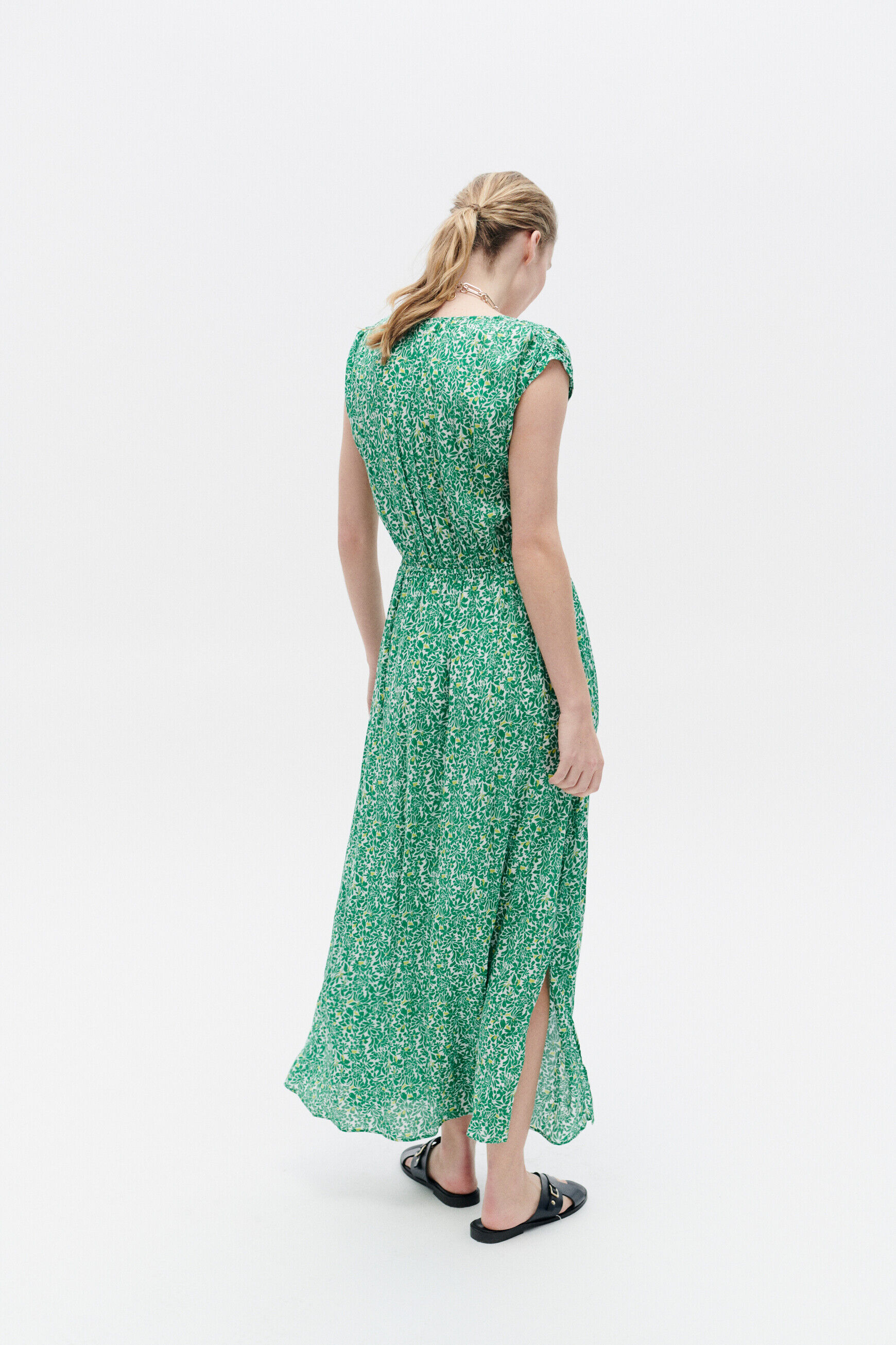 Robe rmarcia vert menthe femme