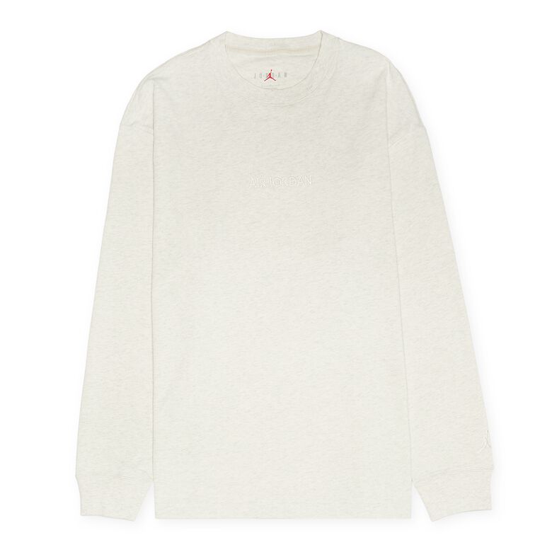 JORDAN Air Jordan Woodmark Longsleeve Tee oatmeal heather