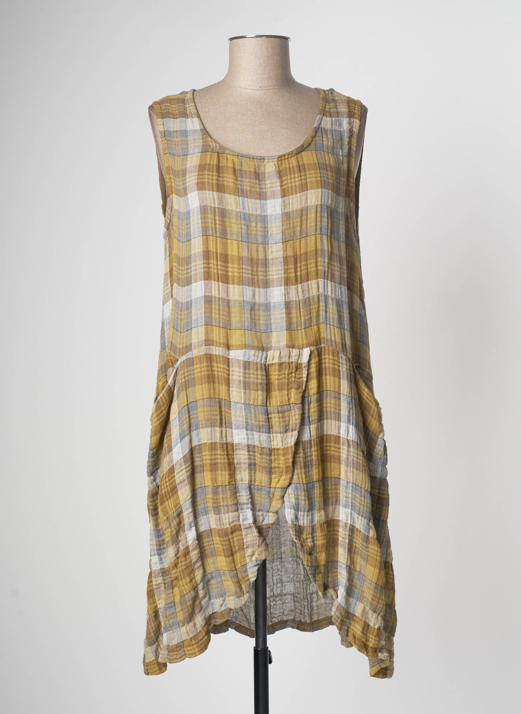 G Oze Tuniquesansmanche Femme couleur jaune