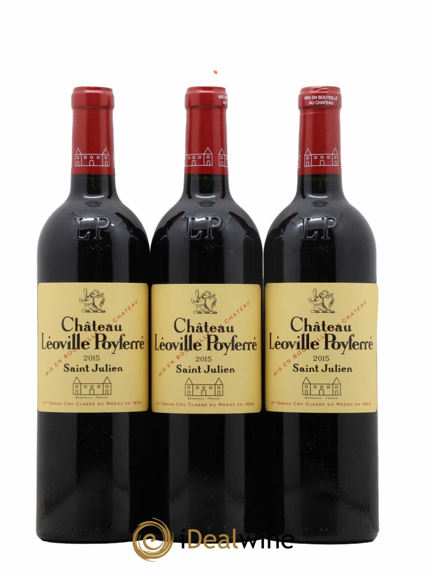 Château Léoville Poyferré 2ème Grand Cru Classé  2015 - Lot de 12 Bouteilles