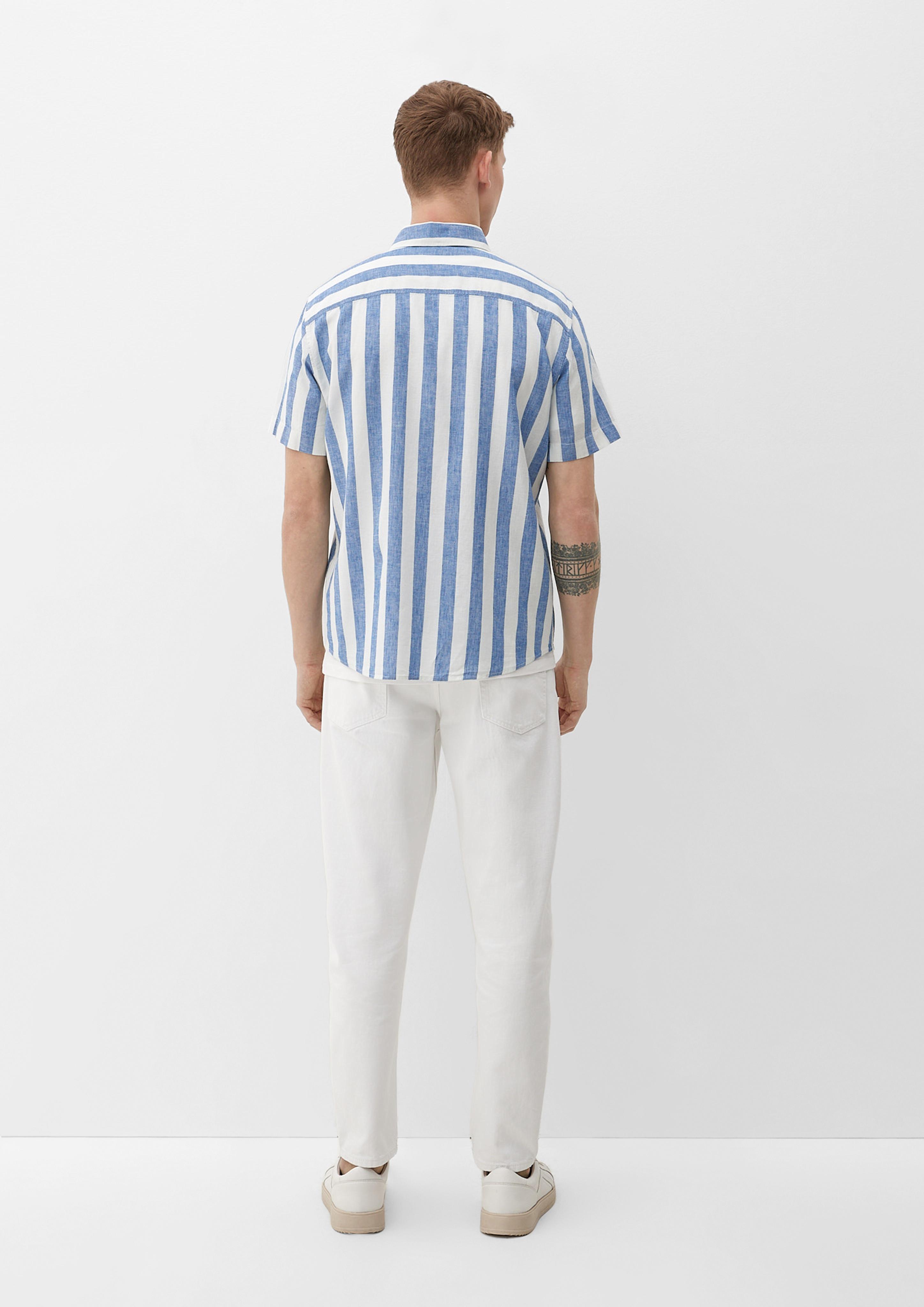 Regular: Button Down-Hemd aus Leinenmix  2130997-55G5
