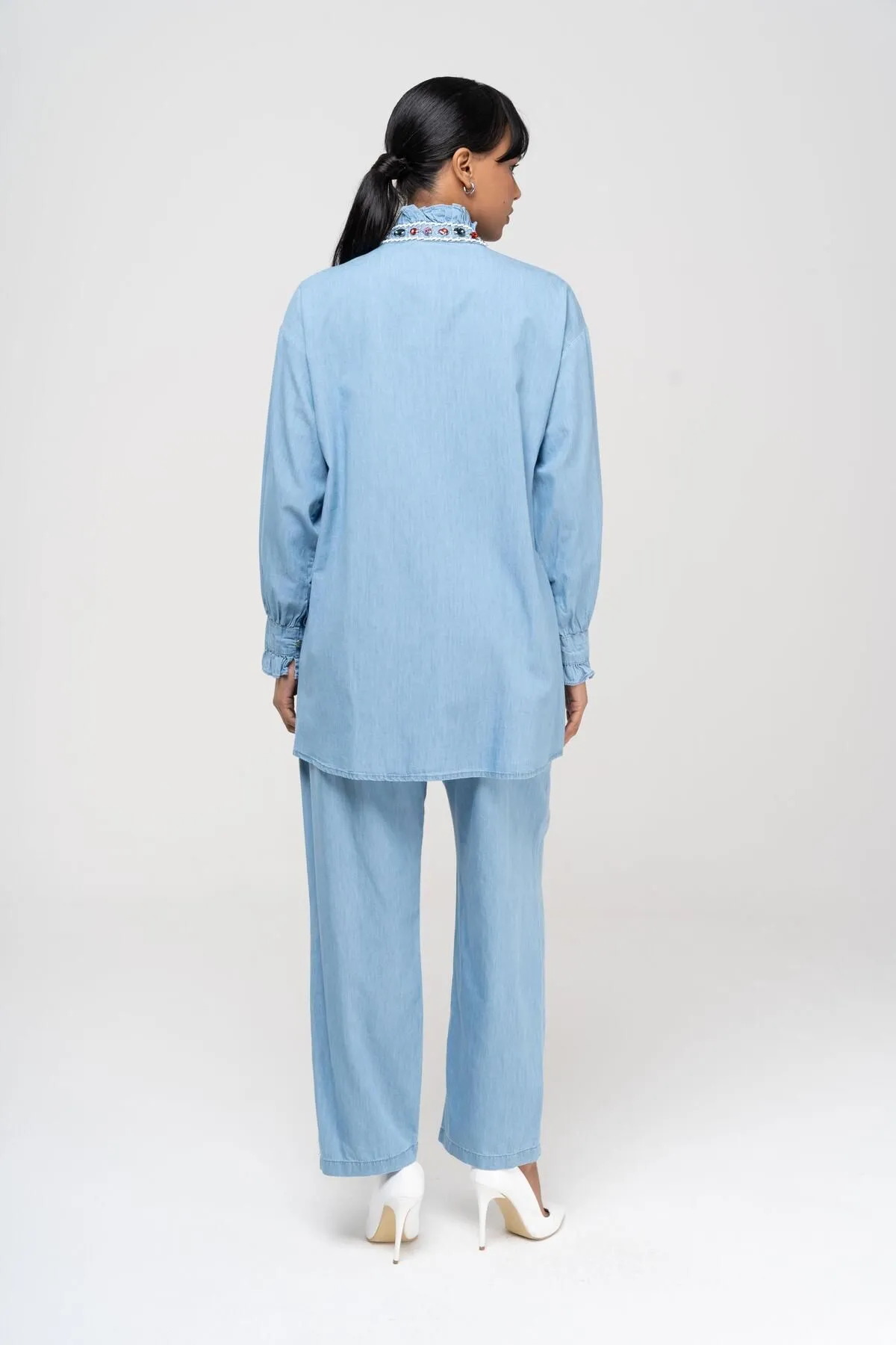 Olcay  Zweiteiler - Blau - Relaxed Fit