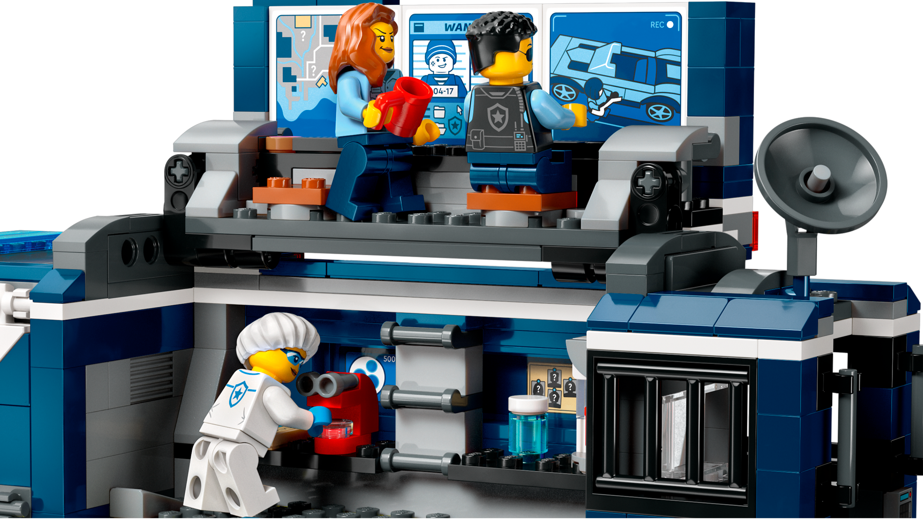 Polizeitruck mit Labor 60418