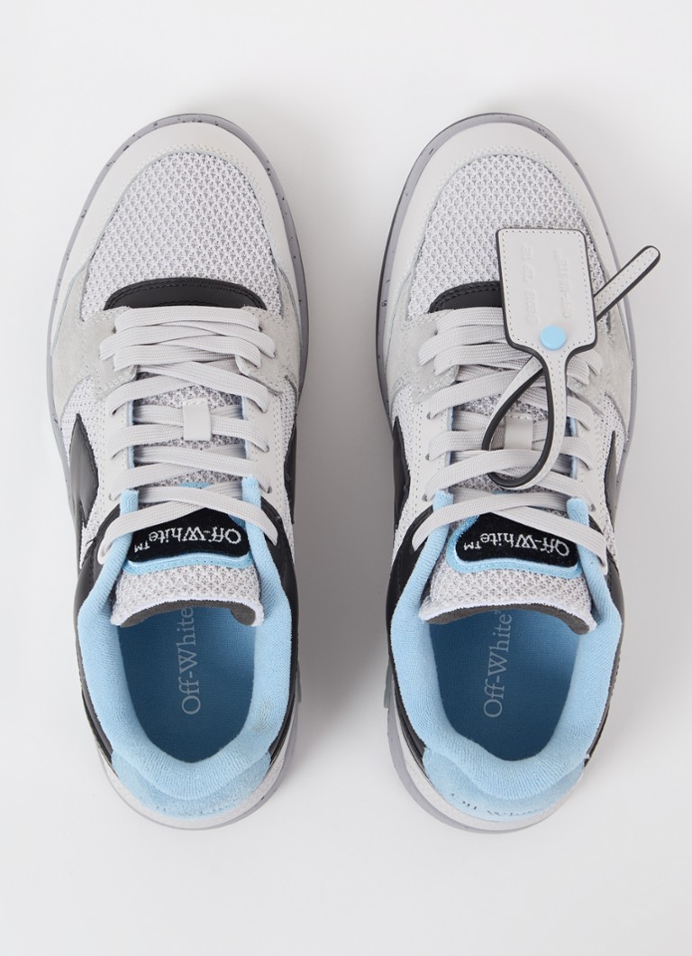Sneakersy Off-White Slim Out Of Office z detalami ze zamszu