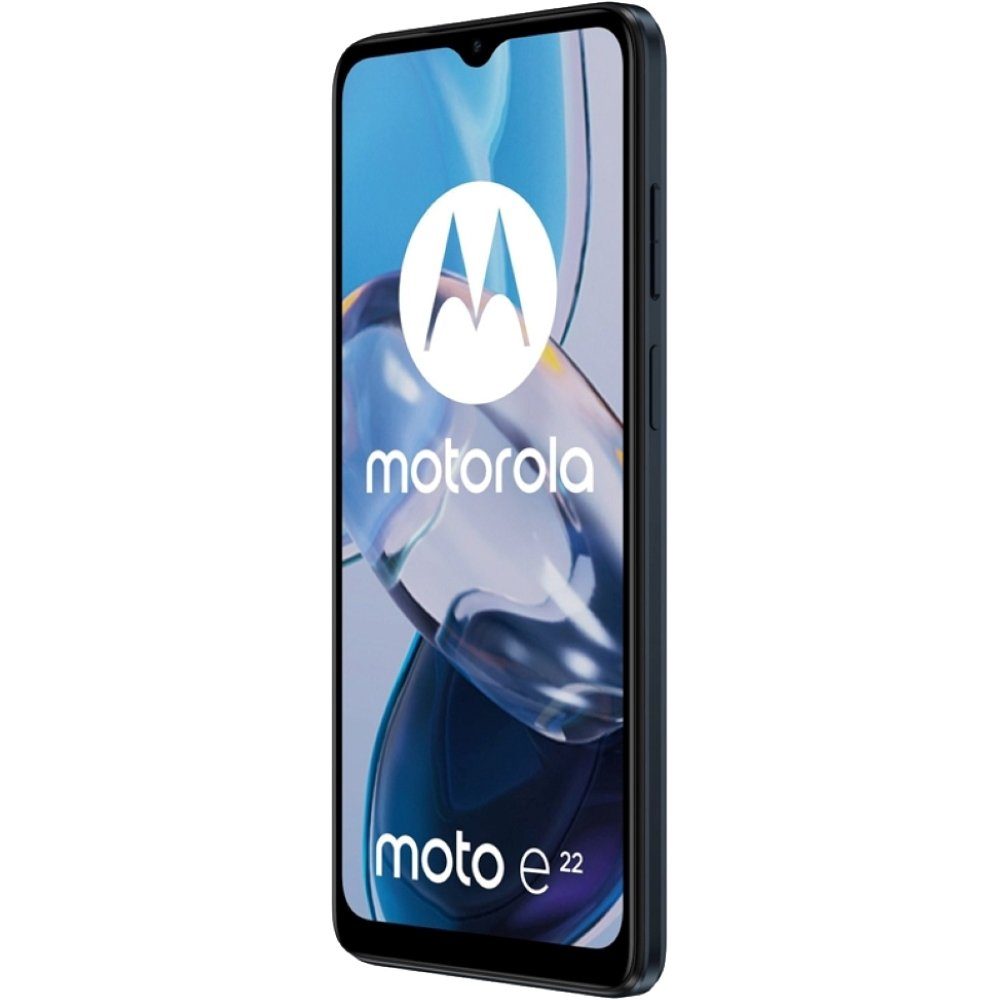 Motorola XT2239-7 Moto E22 32 GB / 3 GB - Smartphone - astro black Smartphone (6,5 Zoll, 32 GB Speicherplatz)