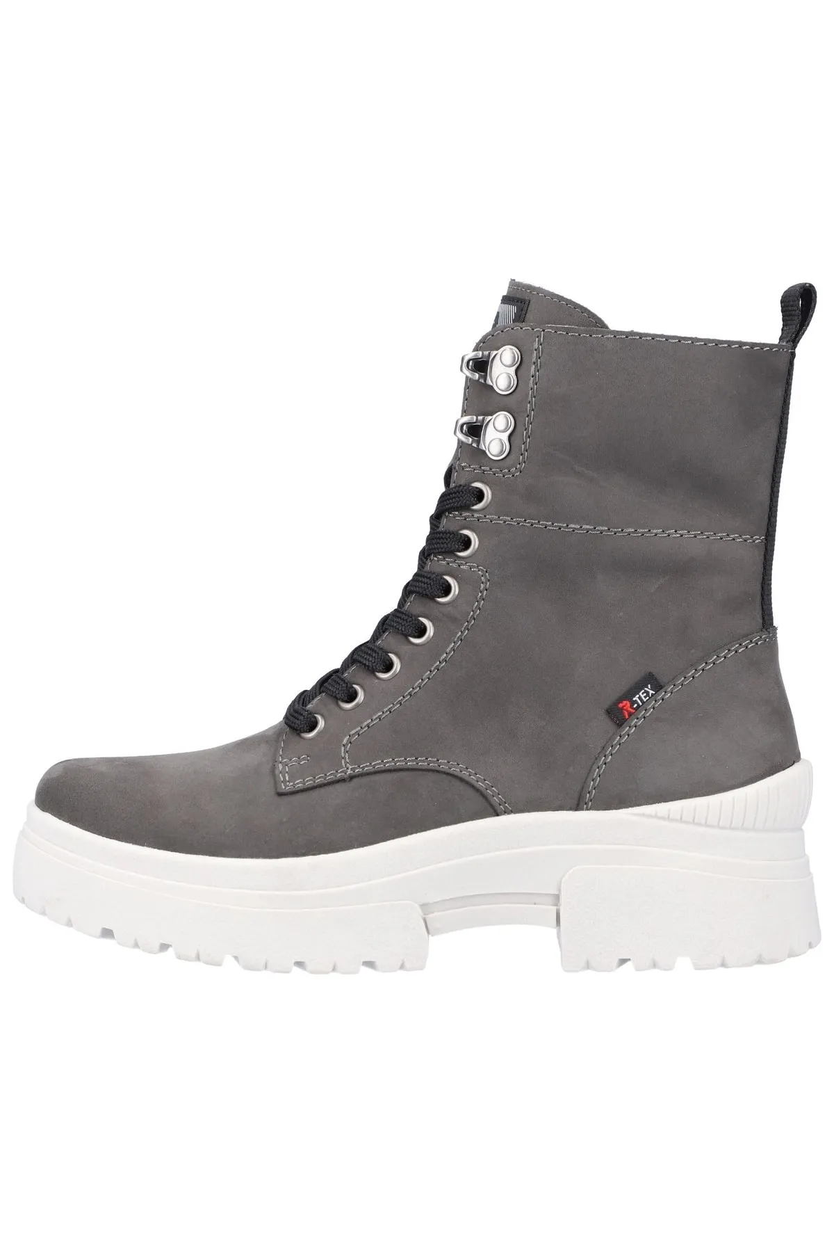 Rieker  Stiefelette - Grau - Blockabsatz