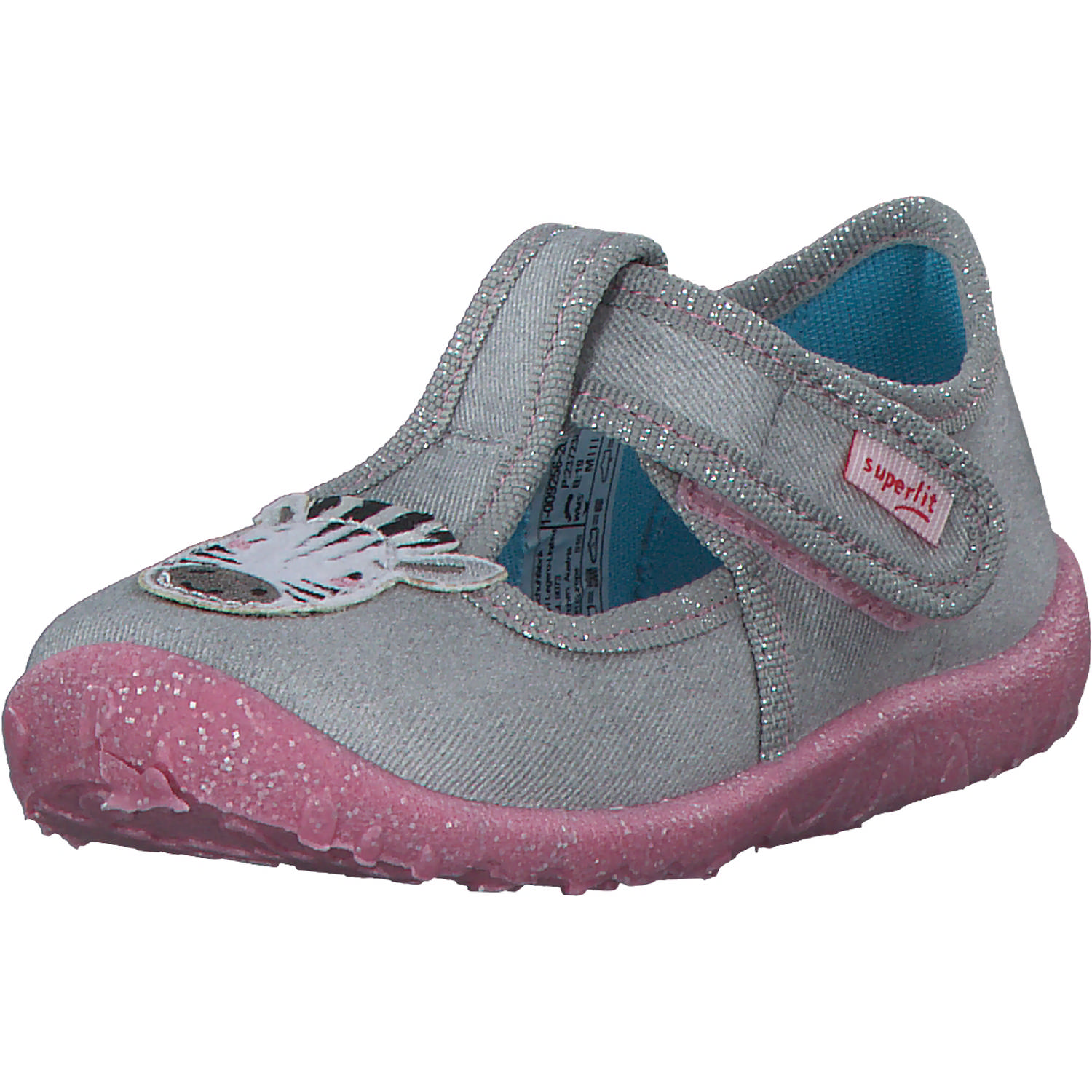 Superfit SPOTTY 09256, Hausschuhe & Pantoffeln, Kinder, Grau