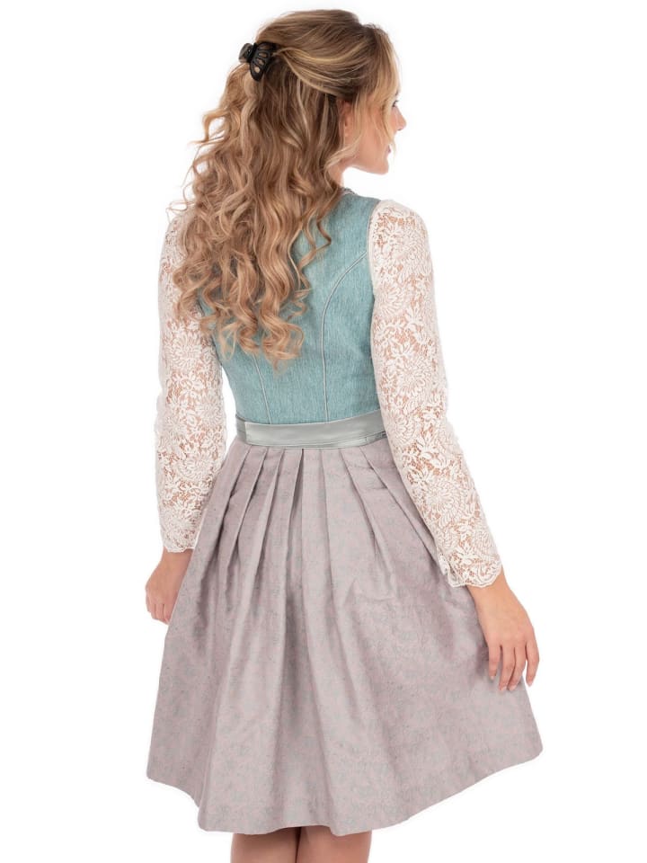 KRÜGER Midi Dirndl 416667 in türkis günstig kaufen