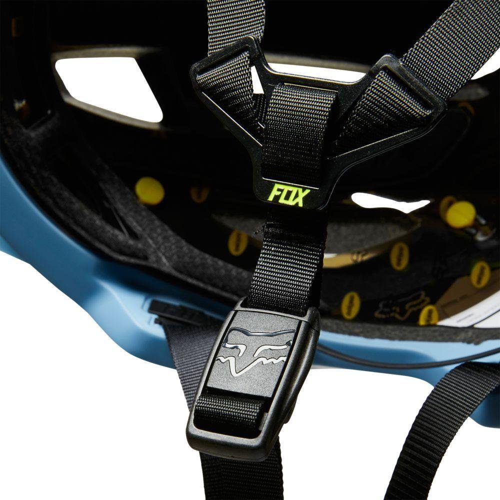Fox Racing Fahrradhelm Fox Helm Speedframe Pro Blocked Dusty Blue Größe M (1-tlg)